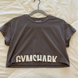 Gymshark grey crop top
